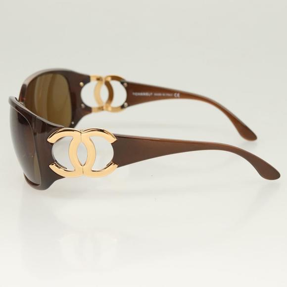 CHANEL Sunglasses plastic Brown CC Auth SW923V - Picture 7 of 11